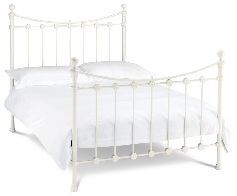 Alice Antique White Bedstead Double 135cm Alice Antique White Bedstead Double 135cm