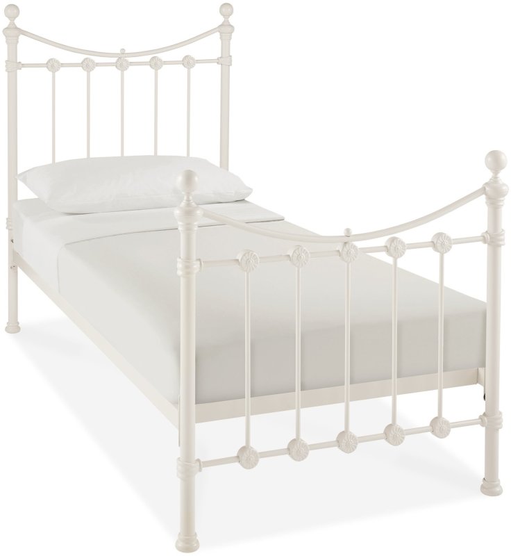 Alice Antique White Bedstead Single 90cm Alice Antique White Bedstead Single 90cm