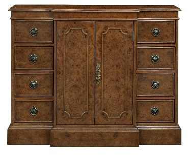 Powerscourt Dark Burl Breakfront Sideboard Powerscourt Dark Burl Breakfront Sideboard