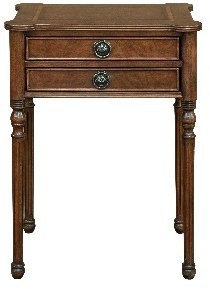 Powerscourt Dark Burl Small Console Table With 2 Drawers Powerscourt Dark Burl Small Console Table With 2 Drawers