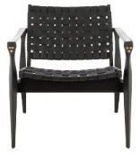 Preston Armchair - Black Leather Preston Armchair - Black Leather