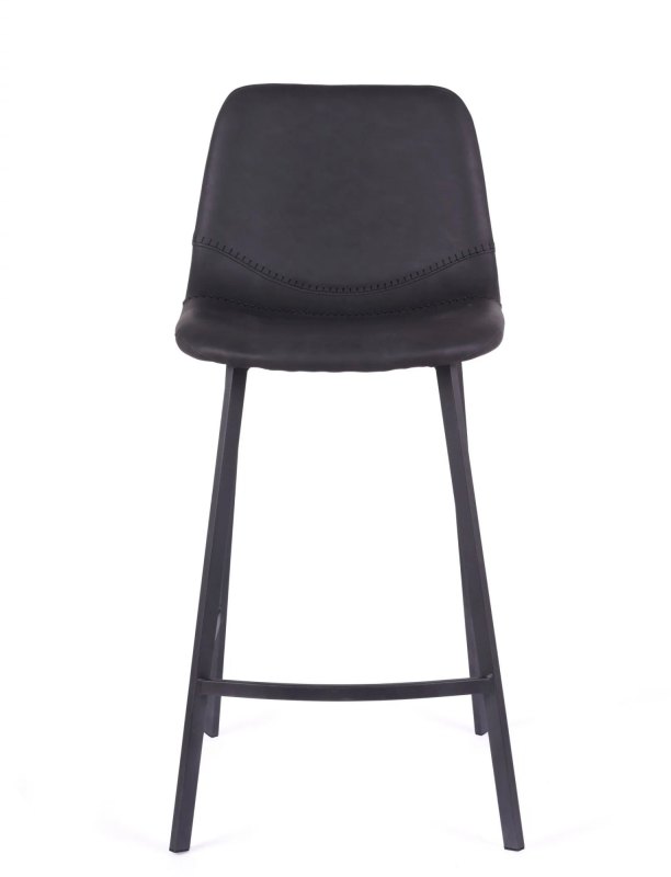 Vintage Black Pu Counter Stool Vintage Black Pu Counter Stool