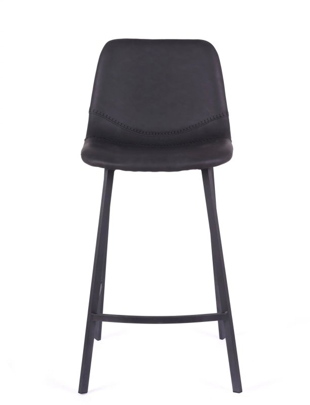 Vintage Black Pu Counter Stool Vintage Black Pu Counter Stool