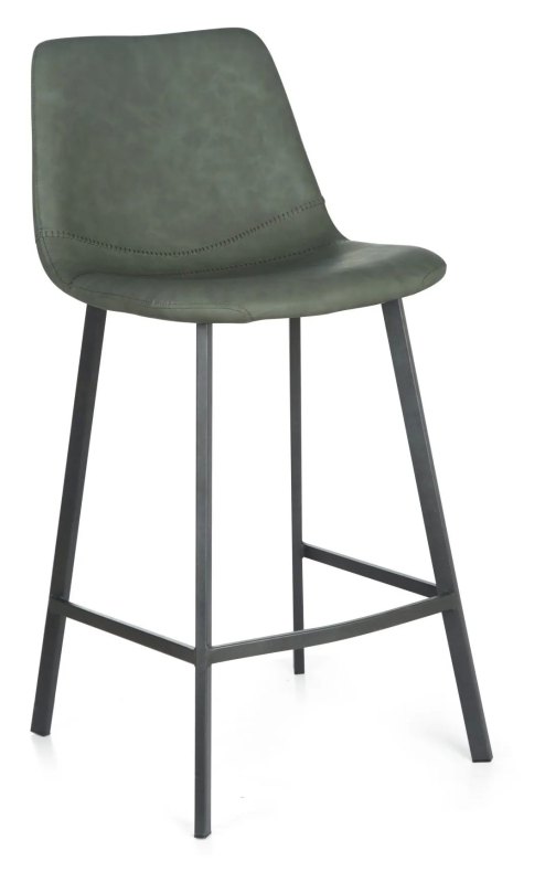 Vintage Green Pu Counter Stool Vintage Green Pu Counter Stool