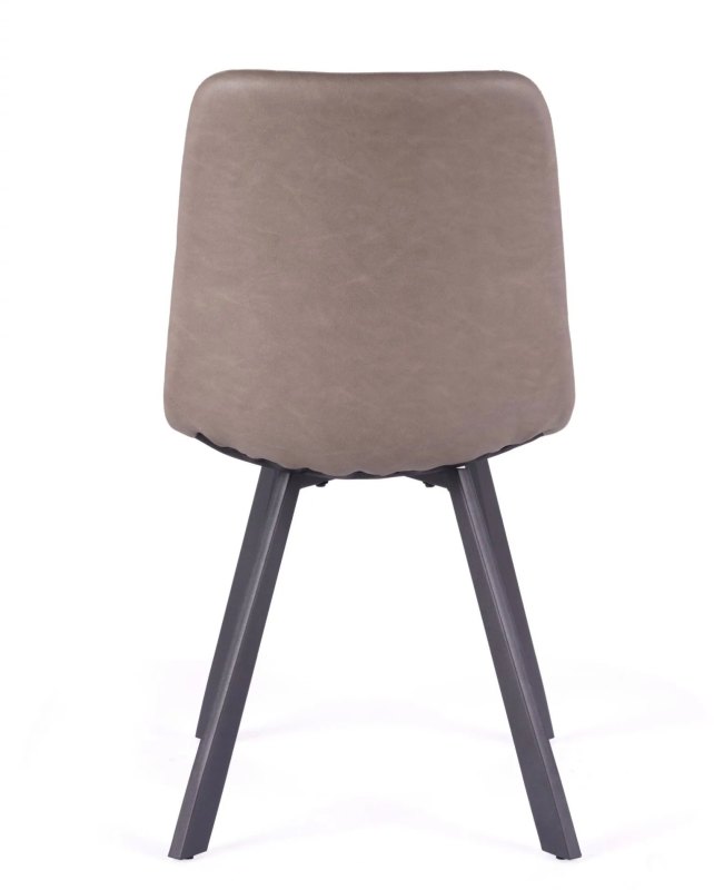 Vintage Beige Pu Chair with Metal Leg Vintage Beige Pu Chair with Metal Leg