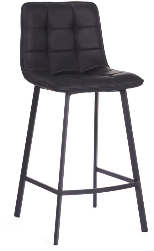 Louise Pu Vintage Black Counter Stool Louise Pu Vintage Black Counter Stool