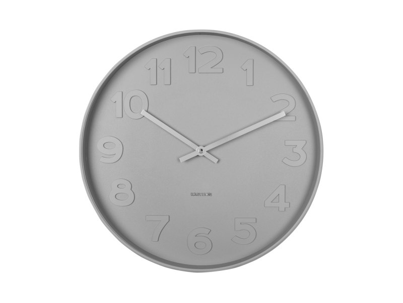 Mr Grey Numbers Wall Clock Mr Grey Numbers Wall Clock