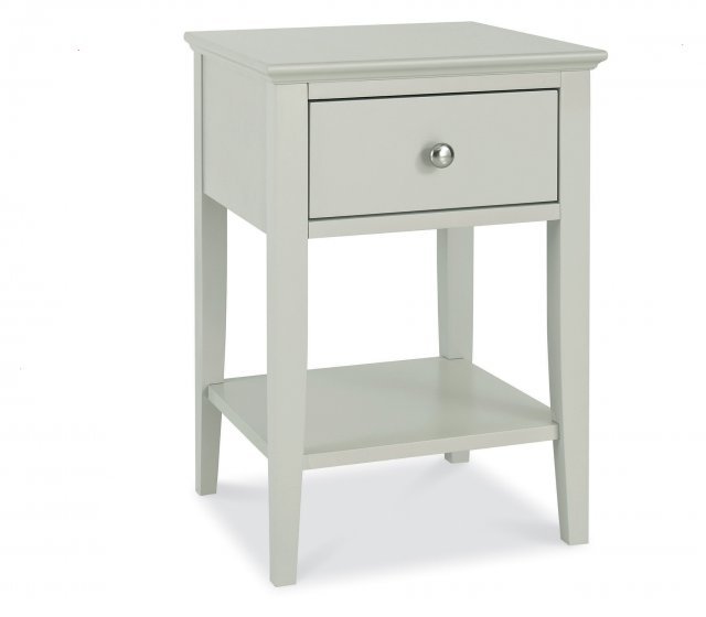 Rivendell Cotton 1 Drawer Nightstand Rivendell Cotton 1 Drawer Nightstand