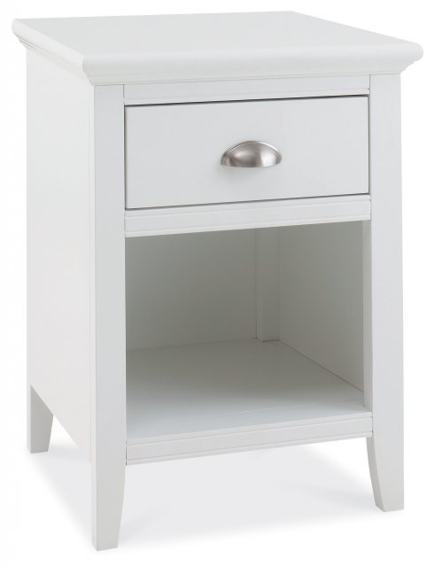 Hampstead White 1 Drawer Nightstand Hampstead White 1 Drawer Nightstand