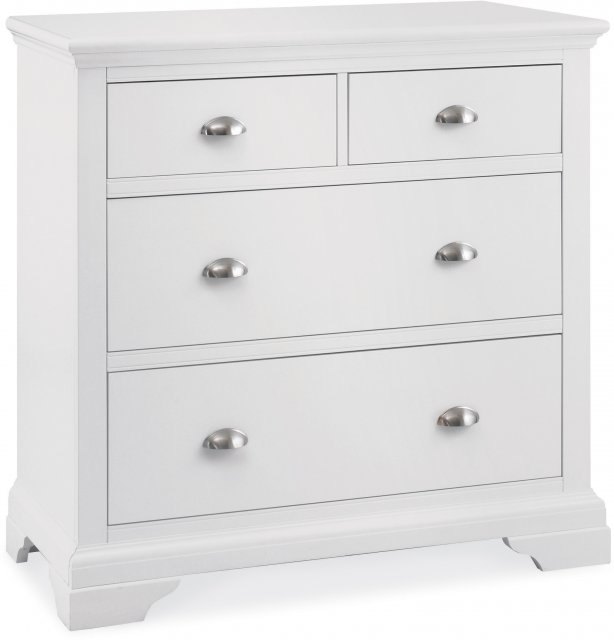 Hampstead White 2+2 Drawer Chest Hampstead White 2+2 Drawer Chest
