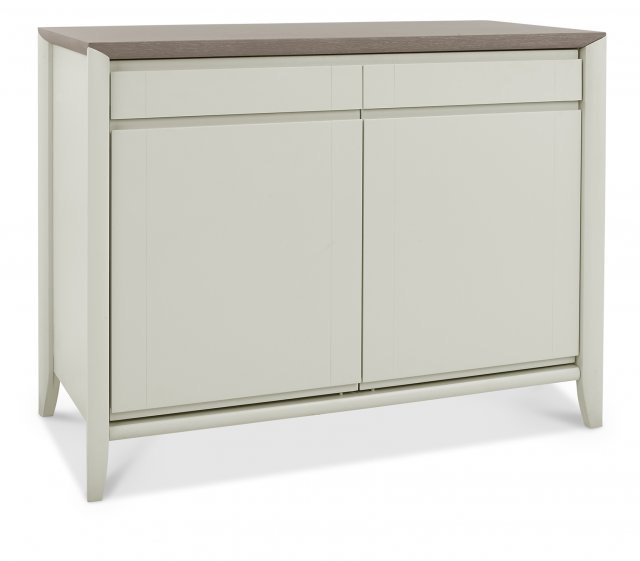 Bergen Grey Washed Oak & Soft Grey Narrow Sideboard Bergen Grey Washed Oak & Soft Grey Narrow Sideboard