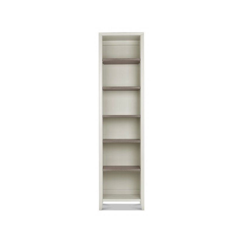 Bergen Grey Washed Oak & Soft Grey Narrow Bookcase Bergen Grey Washed Oak & Soft Grey Narrow Bookcase