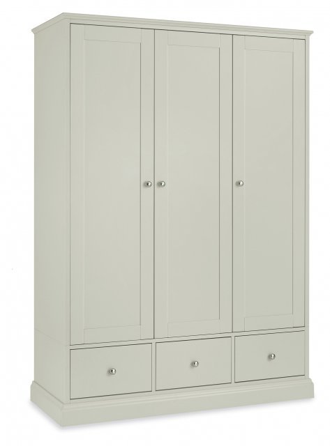 Ashby Soft Grey Triple Wardrobe Ashby Soft Grey Triple Wardrobe