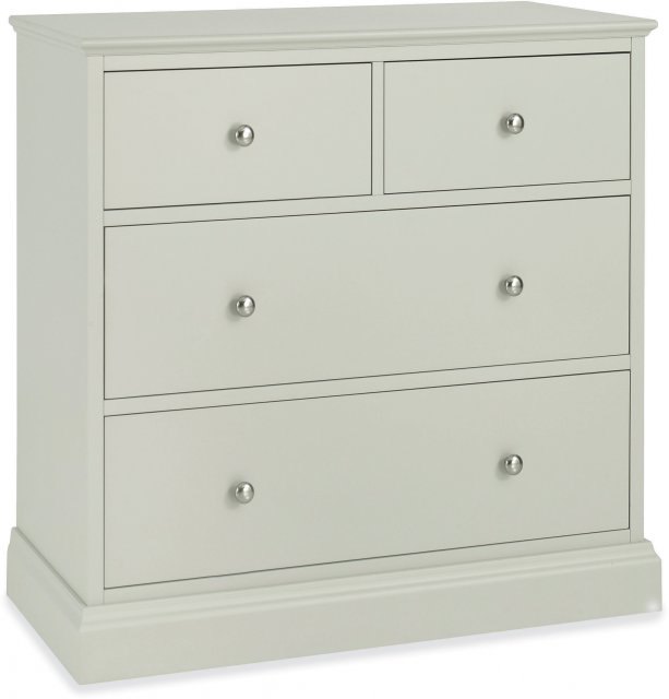 Rivendell Cotton Soft Grey 2+2 Drawer Chest Rivendell Cotton Soft Grey 2+2 Drawer Chest