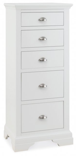 Montana White 5 Drawer Tall Chest Montana White 5 Drawer Tall Chest