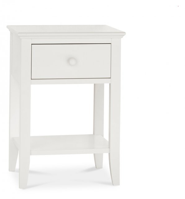 Rivendell White 1 Drawer Nightstand Rivendell White 1 Drawer Nightstand