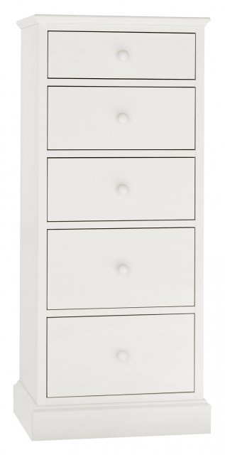 Ashby White 5 Drawer Tall Chest Ashby White 5 Drawer Tall Chest