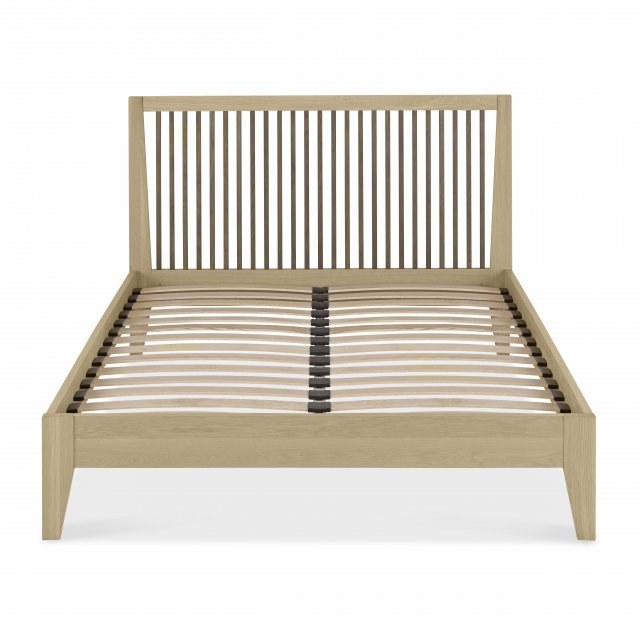 Oakland Aged Oak & Weathered Oak Slatted Bedstead Double 135cm Oakland Aged Oak & Weathered Oak Slatted Bedstead Double 135cm