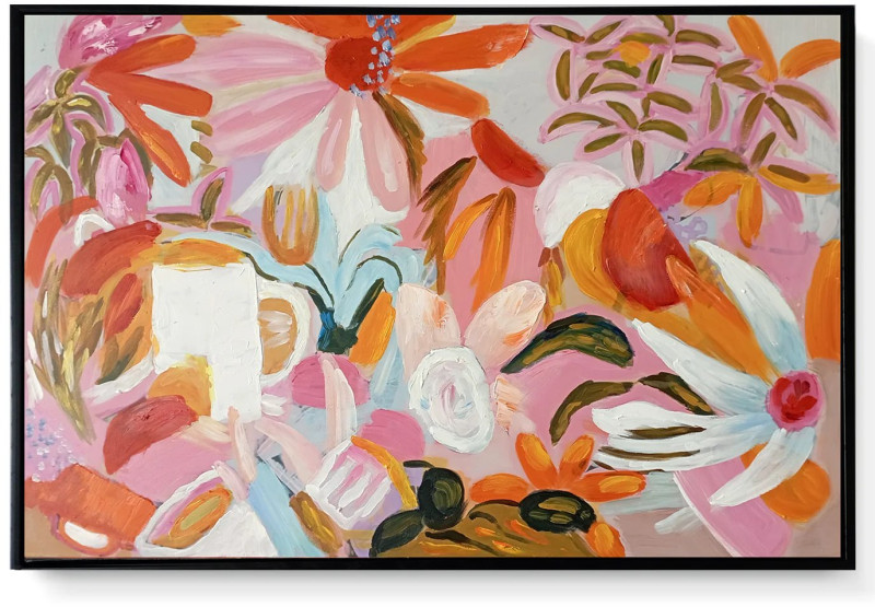 Sunny Day Floral Oil Painting Sunny Day Floral Oil Painting