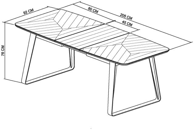 Carson 4-6 Extendable Table Carson 4-6 Extendable Table