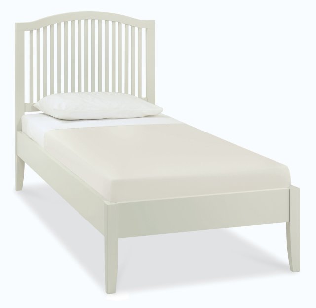 Rivendell Cotton Soft Grey Slatted Bedstead Double 90cm Rivendell Cotton Soft Grey Slatted Bedstead Double 90cm