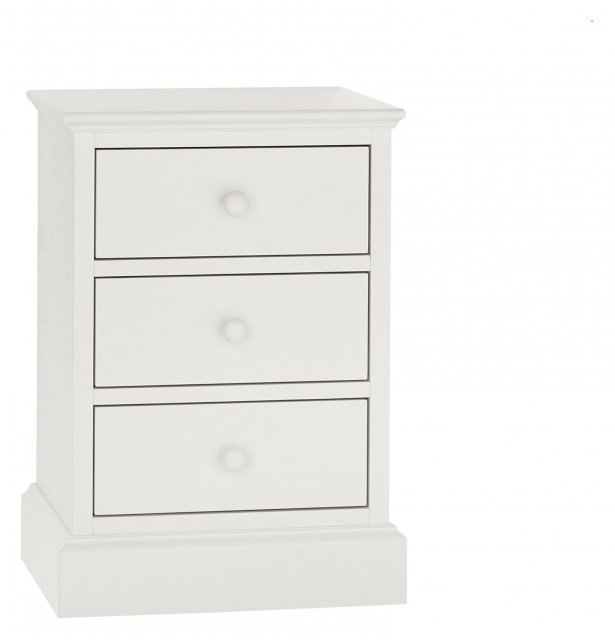 Ashby White 3 Drawer Nightstand Ashby White 3 Drawer Nightstand