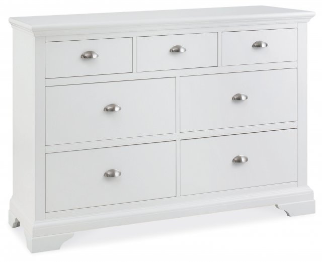 Hampstead White 3+4 Drawer Chest Hampstead White 3+4 Drawer Chest
