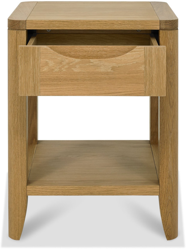 Chester Oak Lamp Table Drawer Chester Oak Lamp Table Drawer