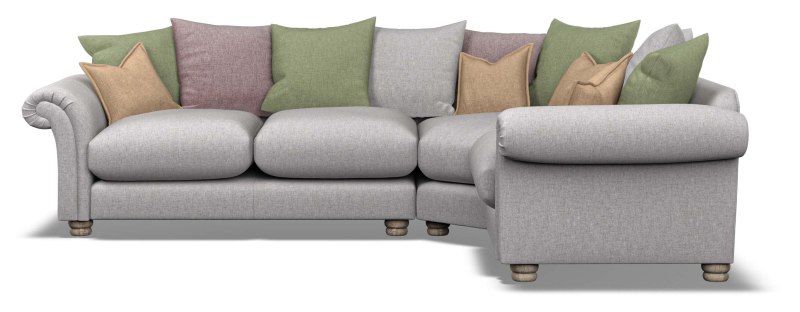 Paisley Large Corner Group Pillow Back LHF