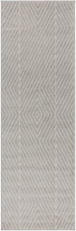 Muse Rug   Grey Linear MU09