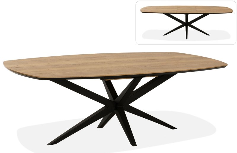Wellington 5543 Extending Danish Oval Dining Table