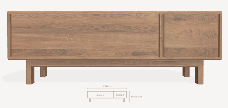 Options HIFI Sideboard 2 Sections  3