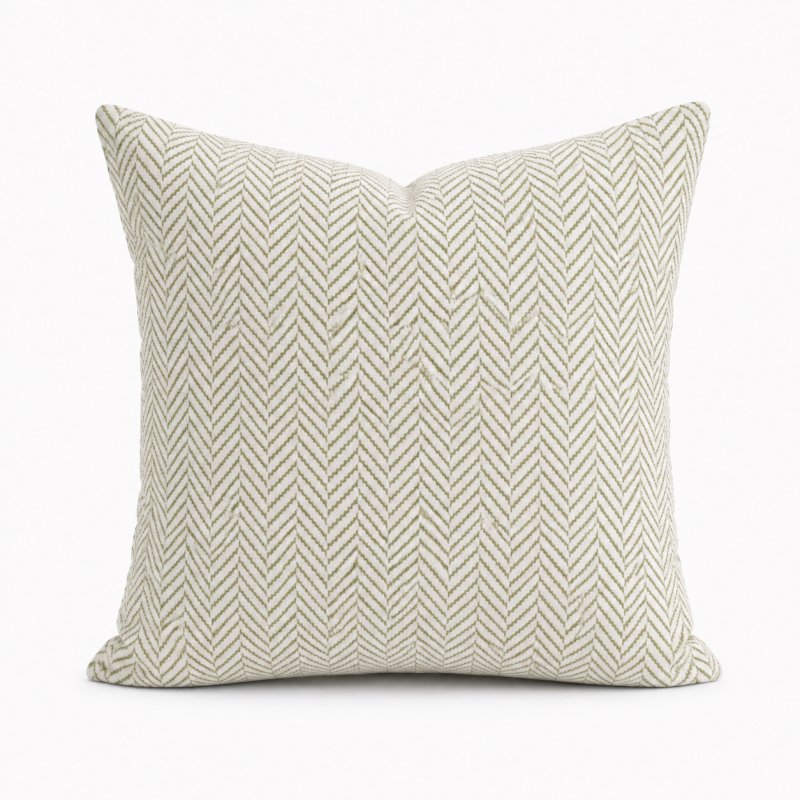 fh studio chevron avocado cushion