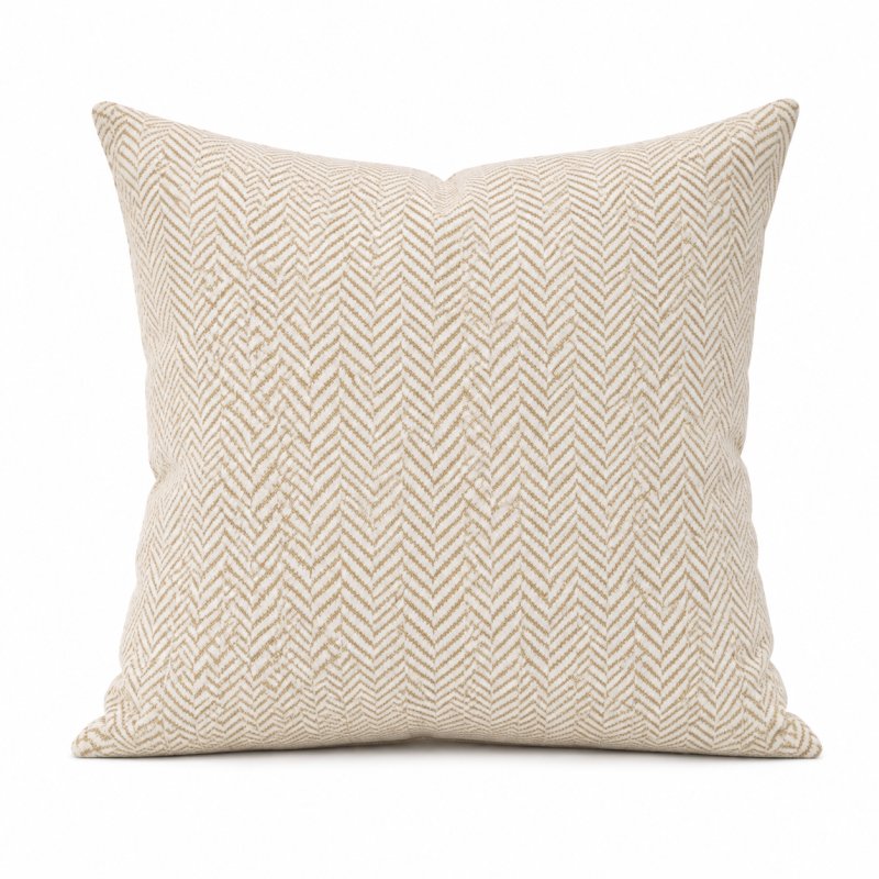 fh studio chevron beige cushion