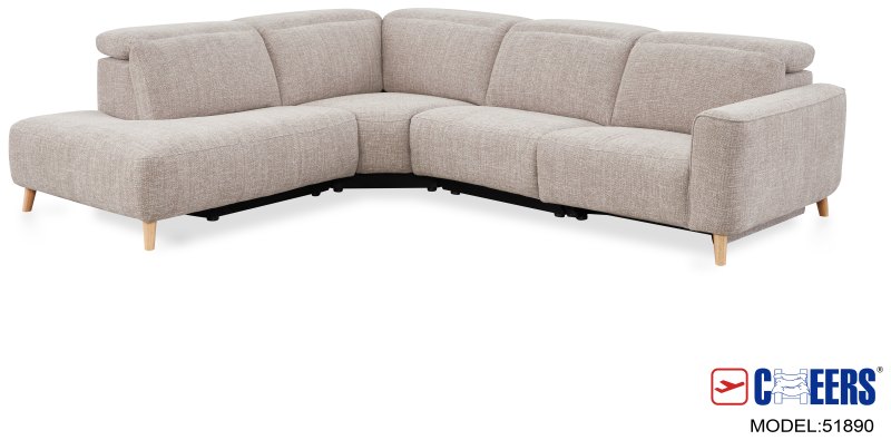 Manwah 51890M with left-hand facing ottoman