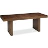 Akita Walnut 200cm Panel Dining Table