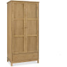 Atlanta Oak Double Wardrobe