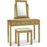 Atlanta Oak Dressing Table Set Atlanta Oak Dressing Table Set