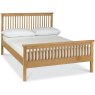 Atlanta Oak High Footend Bedstead Double 135cm