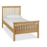 Atlanta Oak High Footend Bedstead Single 90cm