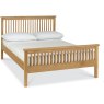 Atlanta Oak High Footend Bedstead Small Double 122cm Atlanta Oak High Footend Bedstead Small Double 122cm