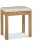 Atlanta Oak Stool - Sand Fabric Atlanta Oak Stool - Sand Fabric