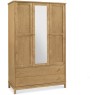 Atlanta Oak Triple Wardrobe