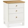 Atlanta Two Tone 3 Drawer Nightstand