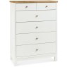 Atlanta Two Tone 4+2 Drawer Chest Atlanta Two Tone 4+2 Drawer Chest