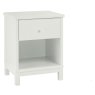 Atlanta White 1 Drawer Nightstand Atlanta White 1 Drawer Nightstand