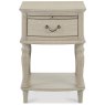 Bordeaux Chalk Oak 1 Drawer Nightstand Bordeaux Chalk Oak 1 Drawer Nightstand