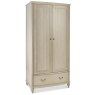 Bordeaux Chalk Oak Double Wardrobe Bordeaux Chalk Oak Double Wardrobe