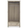 Bordeaux Chalk Oak Double Wardrobe Bordeaux Chalk Oak Double Wardrobe