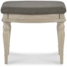 Bordeaux Chalk Oak Stool - Titanium Fabric Bordeaux Chalk Oak Stool - Titanium Fabric